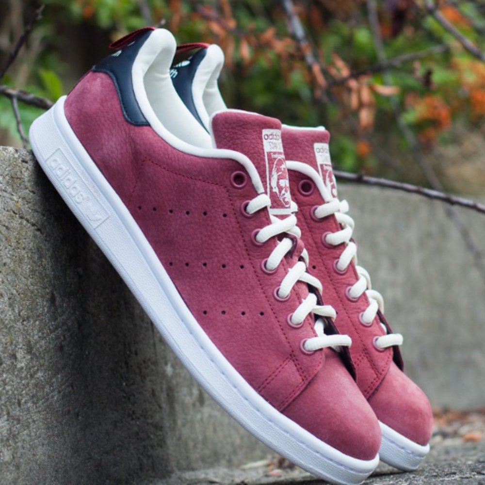 Adidas Originals Suede Stan Smith in Rust Red
